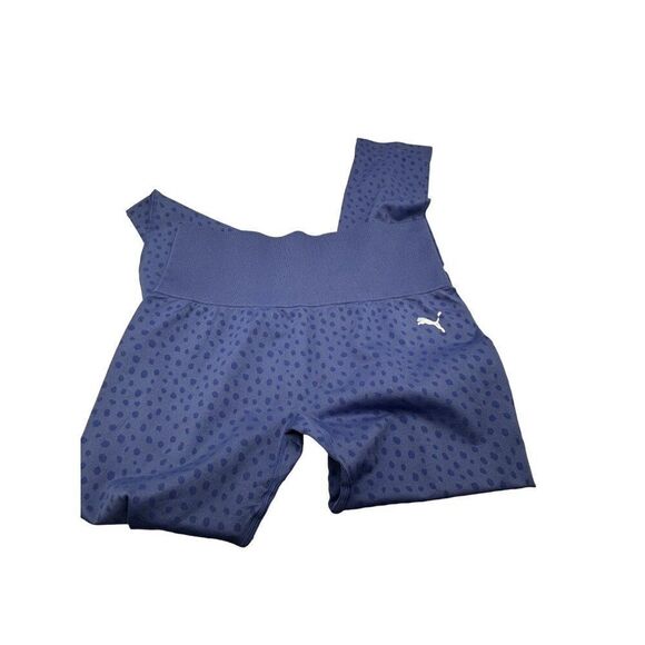 Puma Women’s Spot Printed Seamless High Waist Stretch Leggings, Purple, XL - Picture 11 of 11